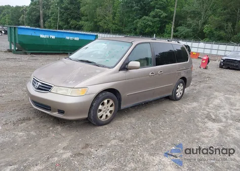 2004 Honda Odyssey Ex-L z USA, uszkodzony, nr VIN 5FNRL189X4B036406